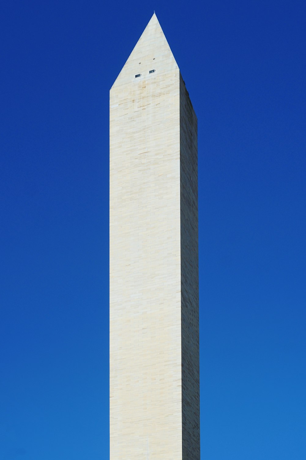 white triangular building