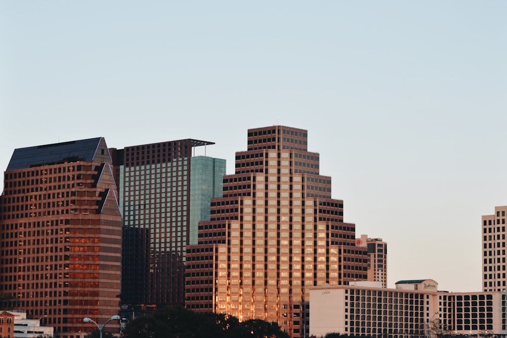 brown high-rise buildings during daytime