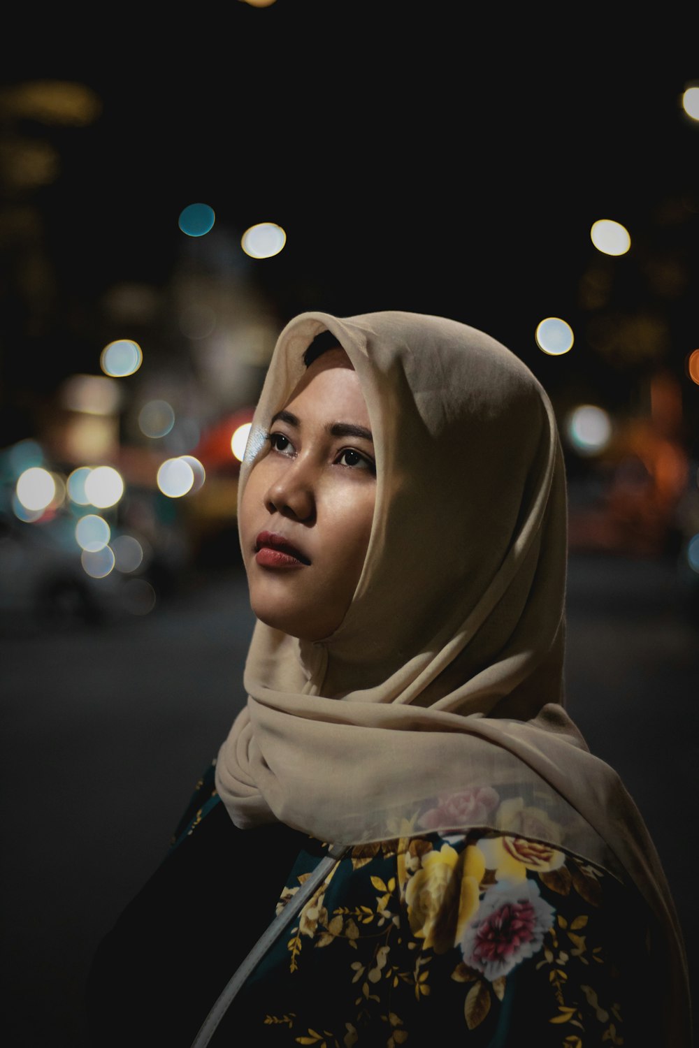 woman wearing hijab headdress