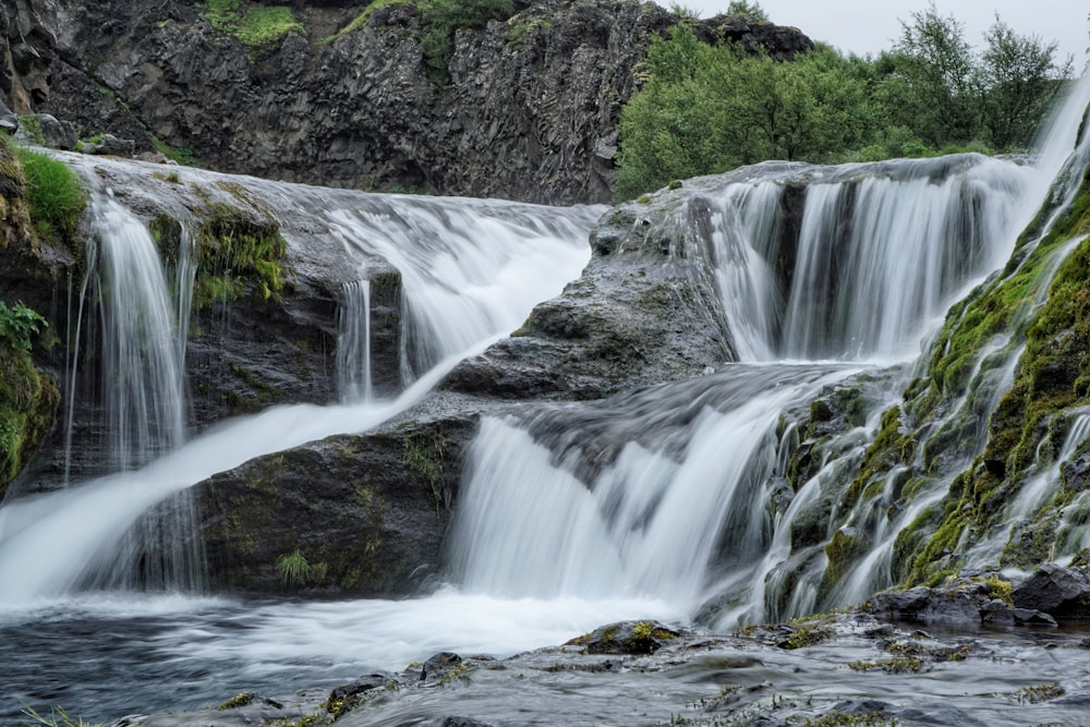 water flowing stream