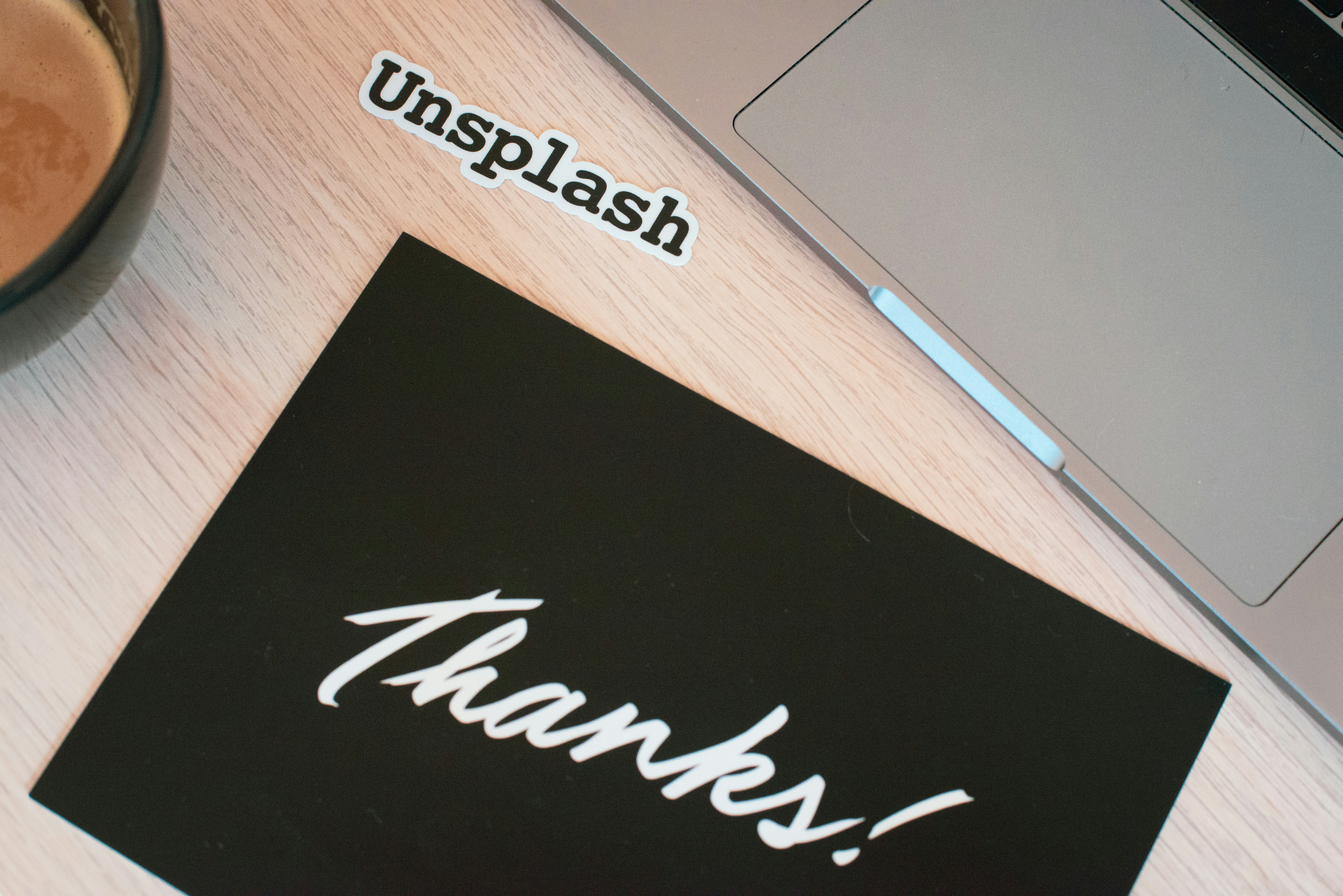 Black and white workspace with laptop