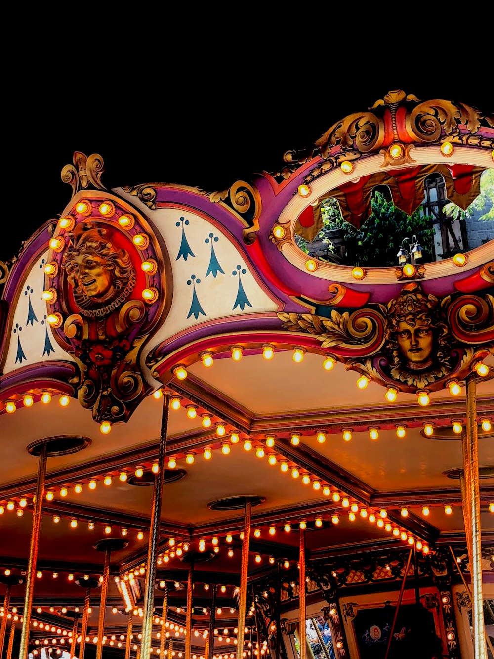 multicolored carousel