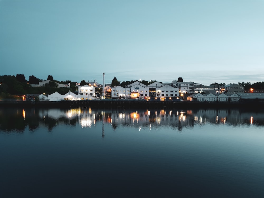 body of water besidehouses