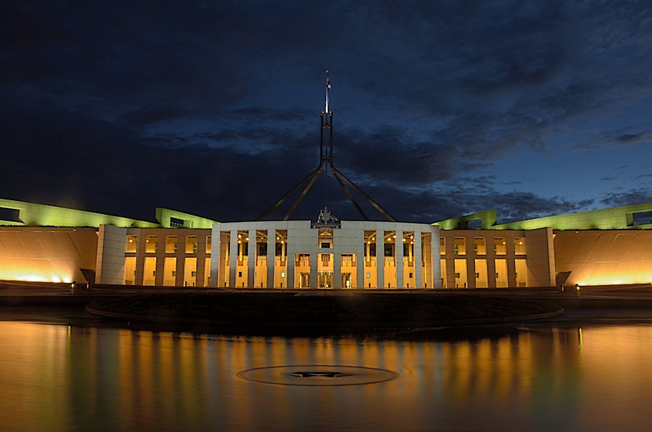 Le parlement à Canberra