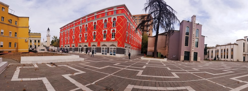 panorama view of buildings