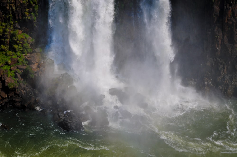 waterfalls during daytime