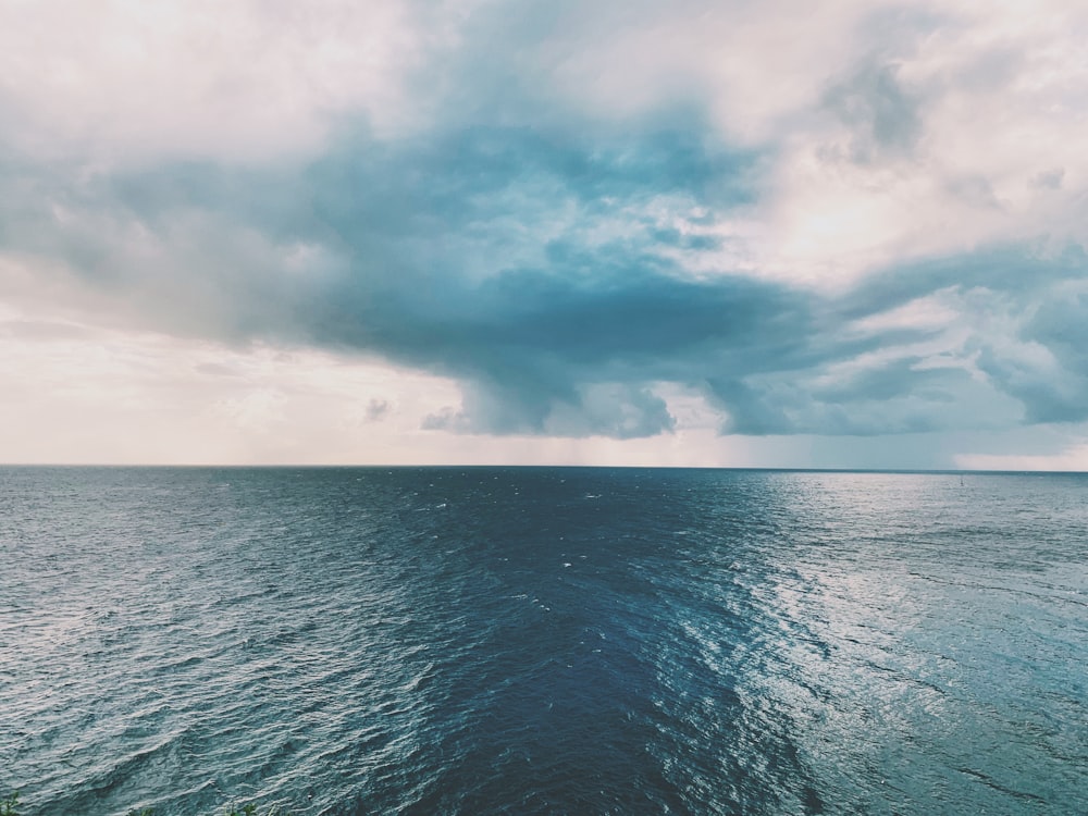 calm water at daytime