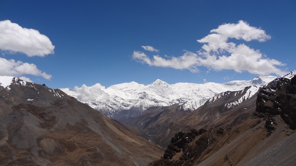 snow capped rocky mountain under clear blue sky during daytime