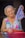woman wearing white and pink floral tank dress holding purple textile