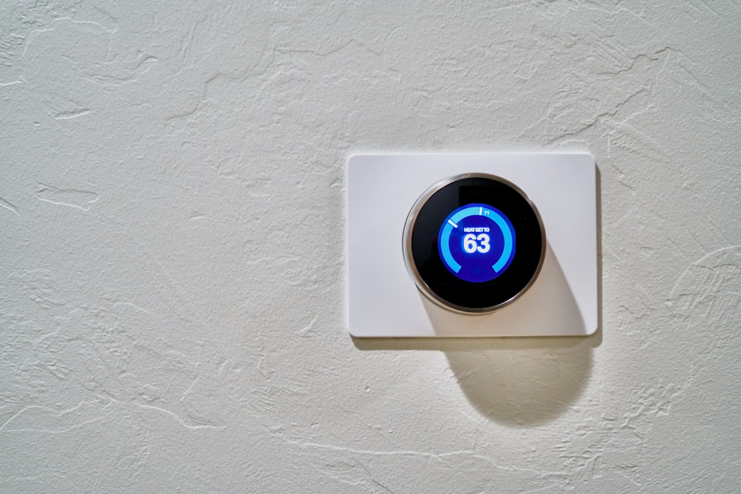 Nest Thermostat on a wall