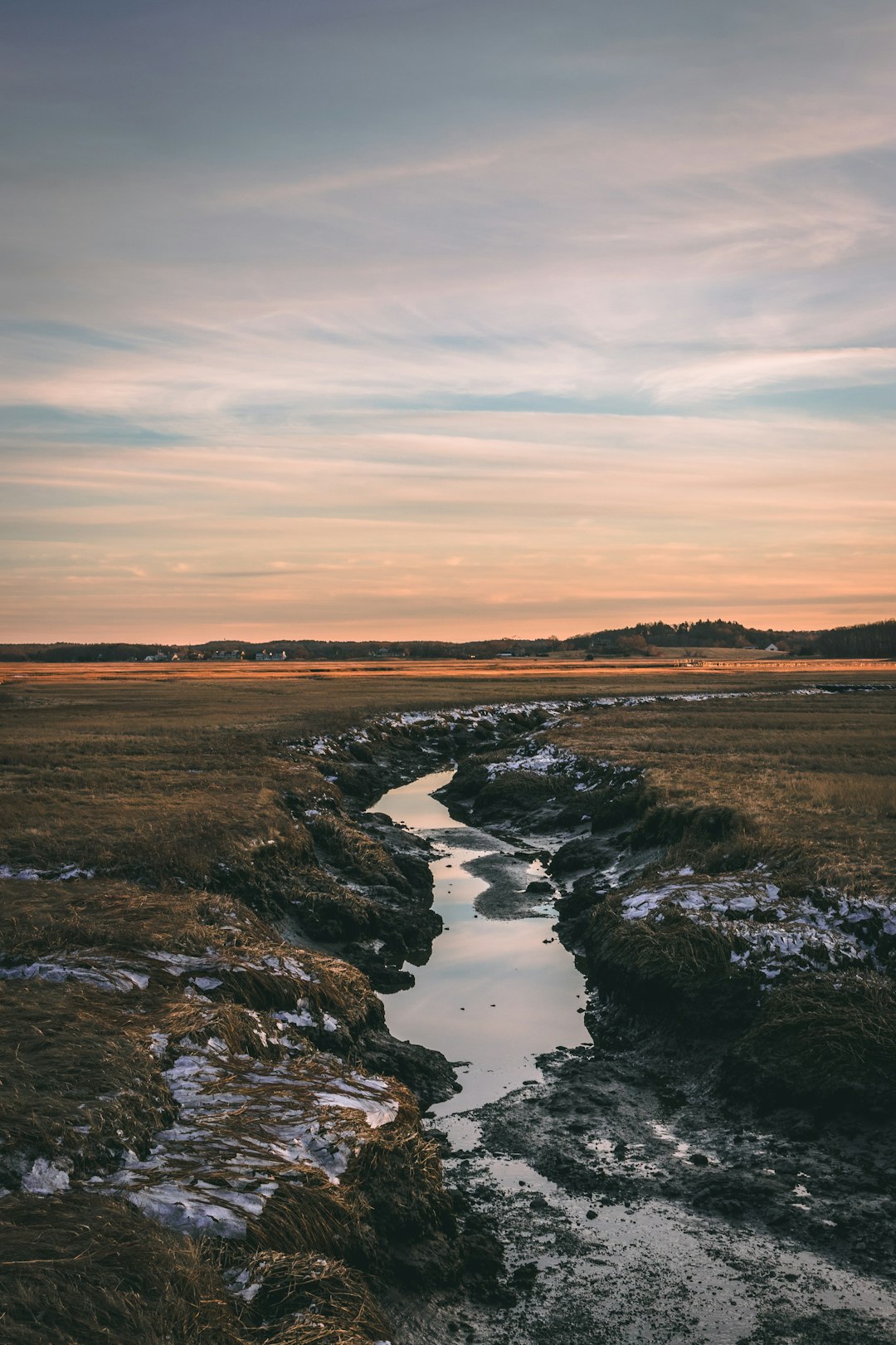 body of water during golden hour