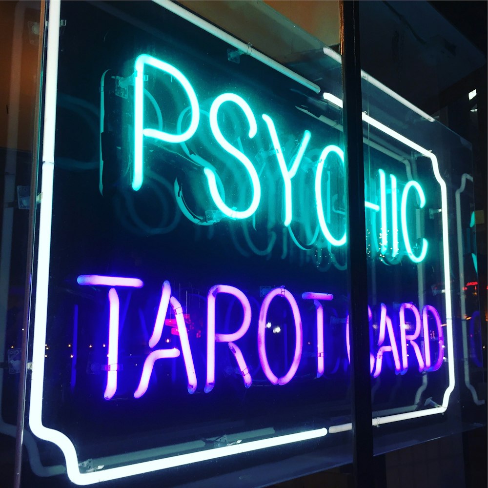Carte de Tarot psychique lumière LED