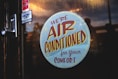 we're air conditioned for your comfort sticker