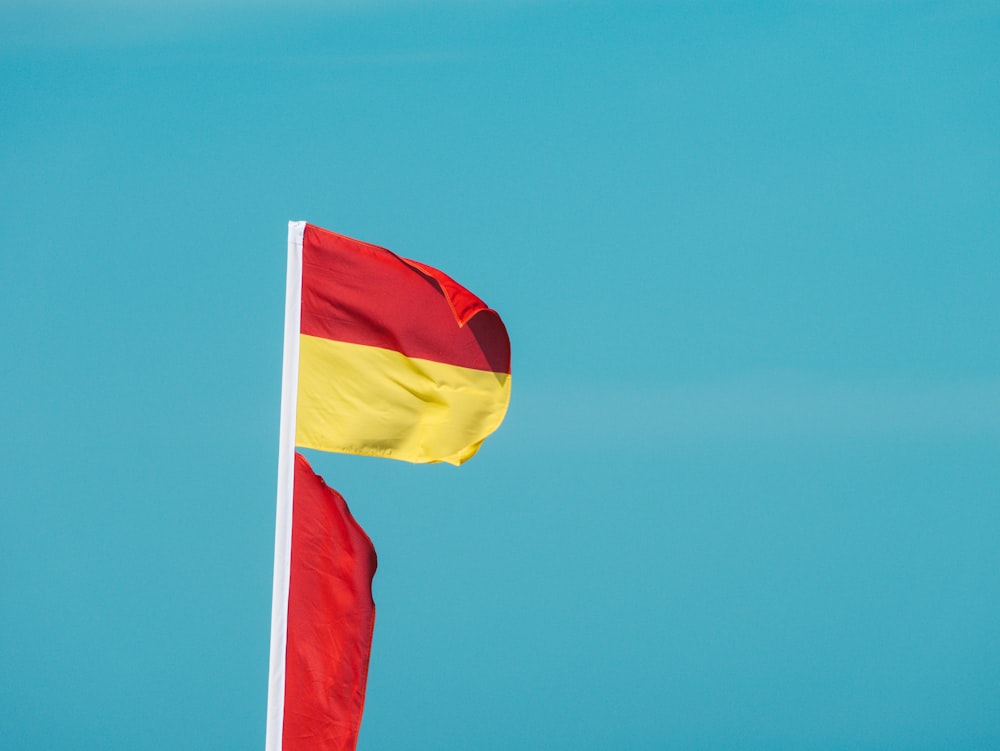 red and yellow flag