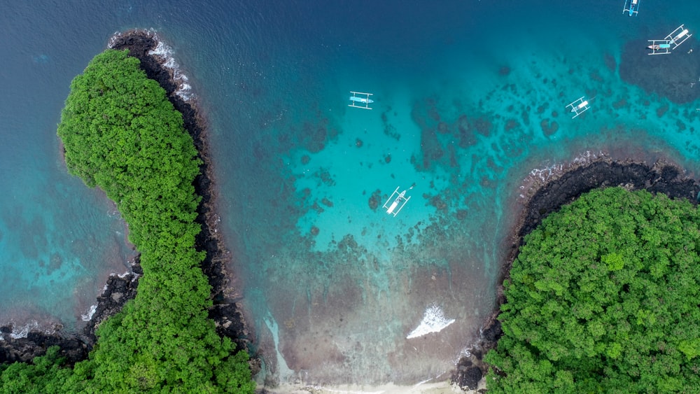 aerial photo of ocean during daytime