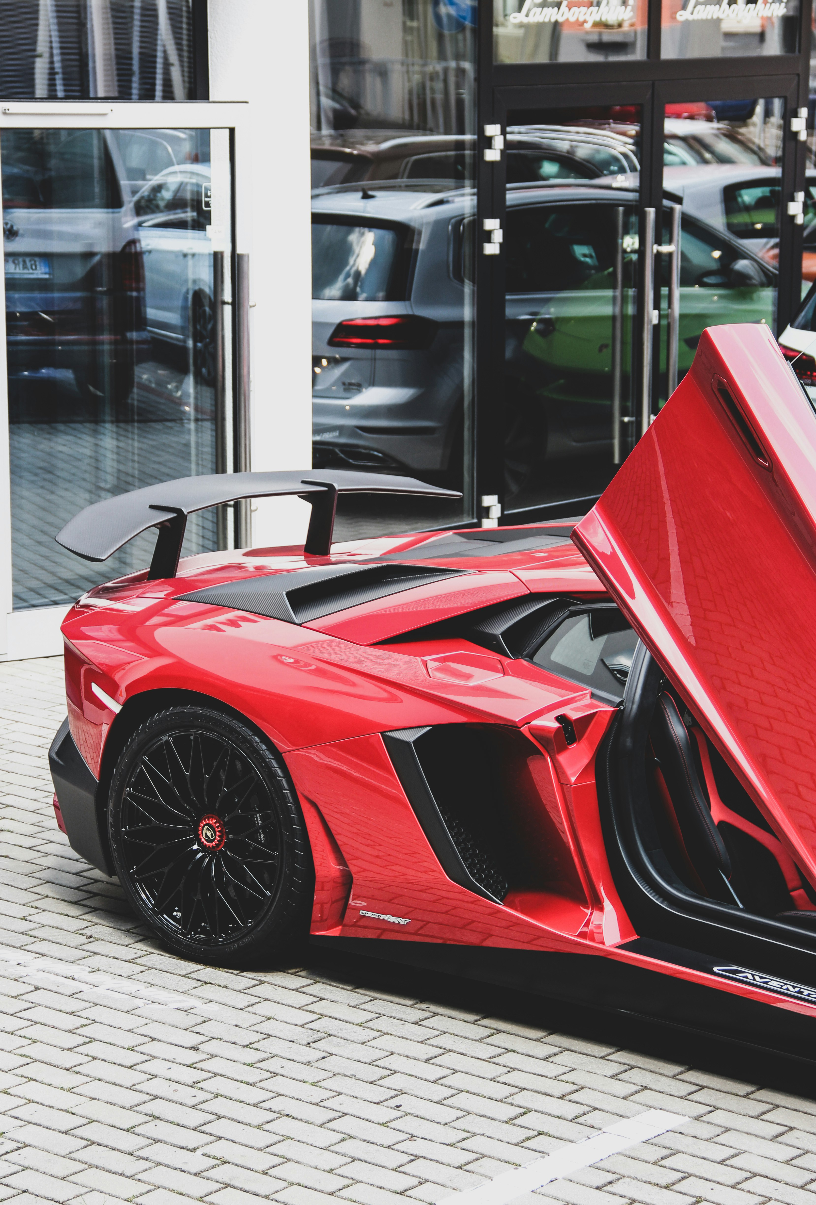 red Lamborghini