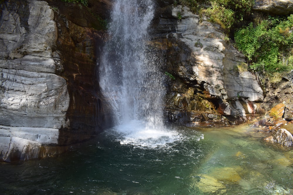 waterfalls during daytime