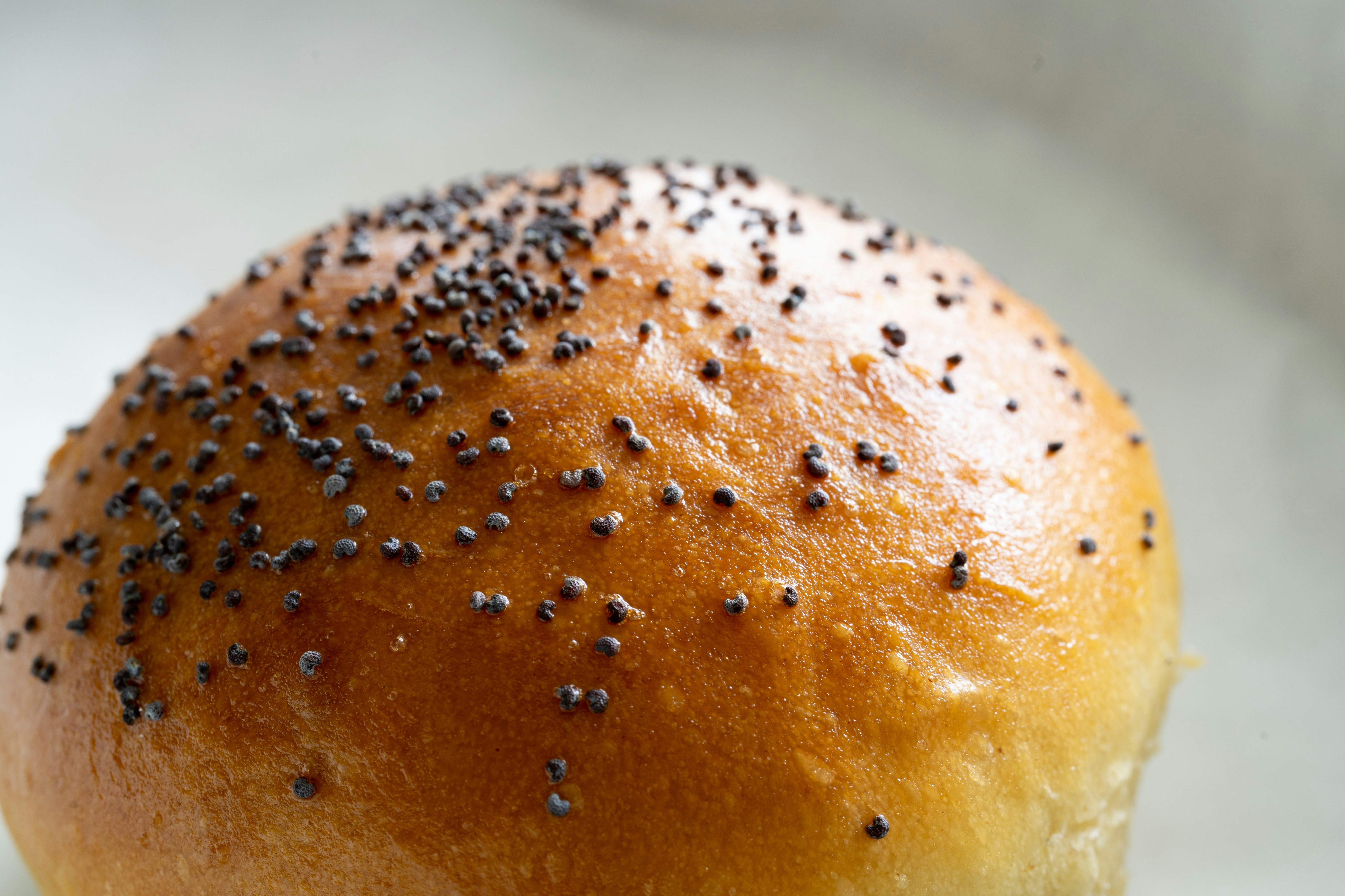 baked bread with sesame seeds
