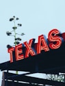 red Texas store signage