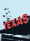 red Texas store signage