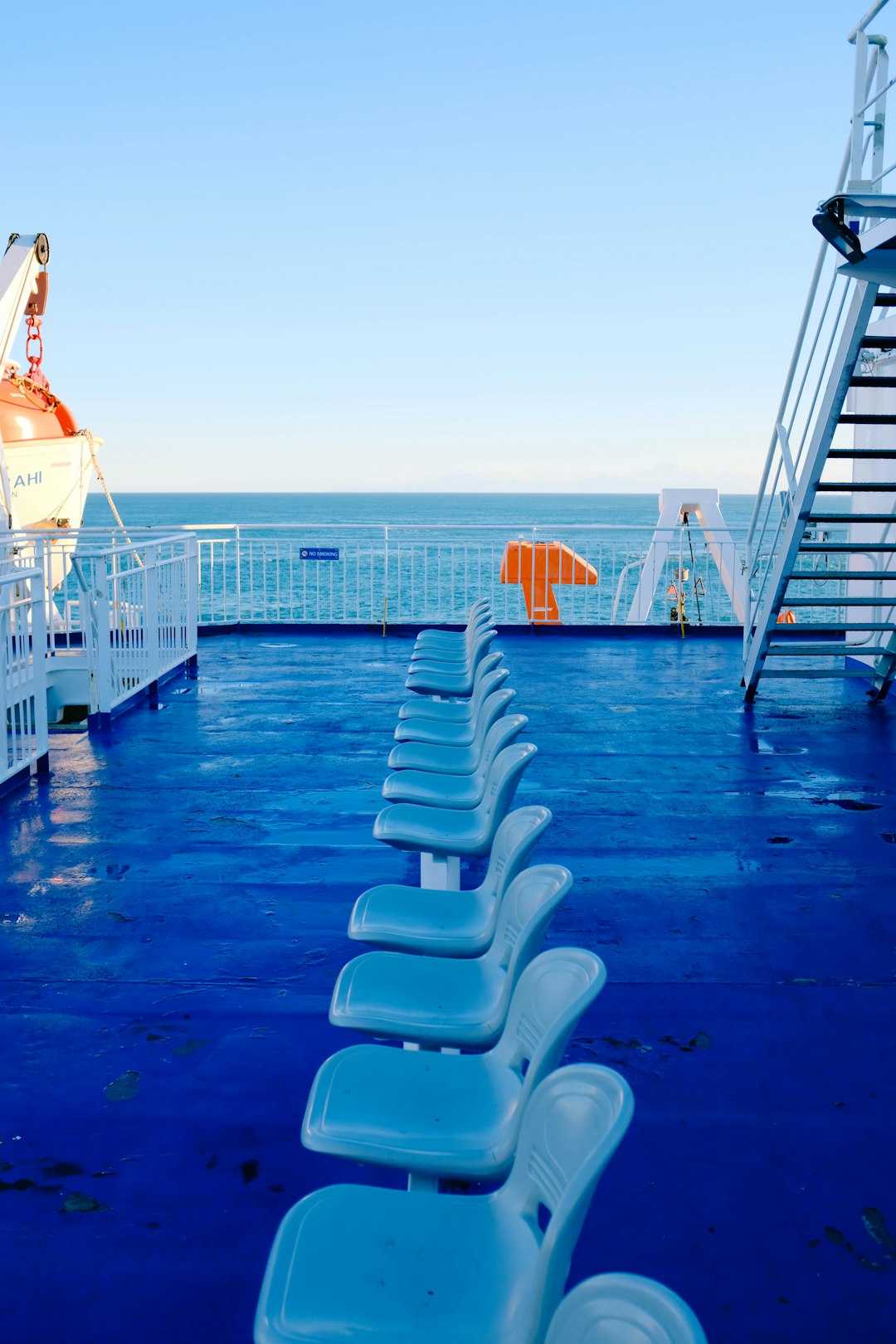 empty outside ship seats during daytime