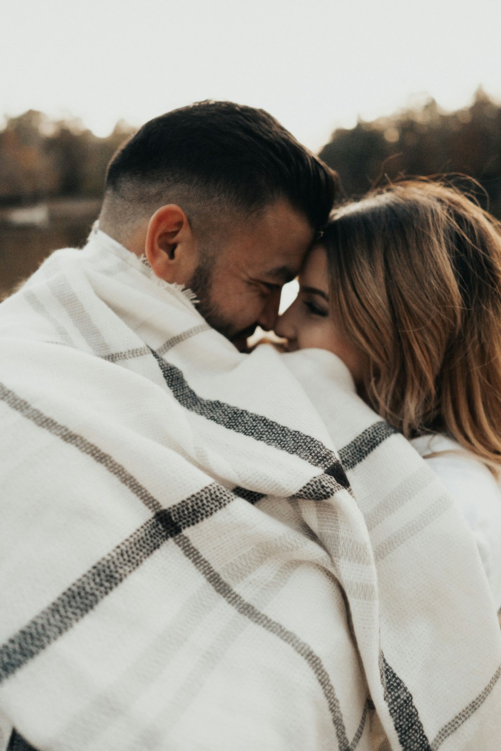 couple on blanket