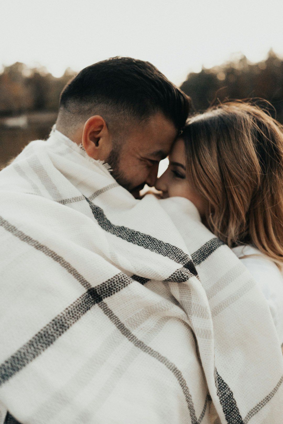 couple on blanket