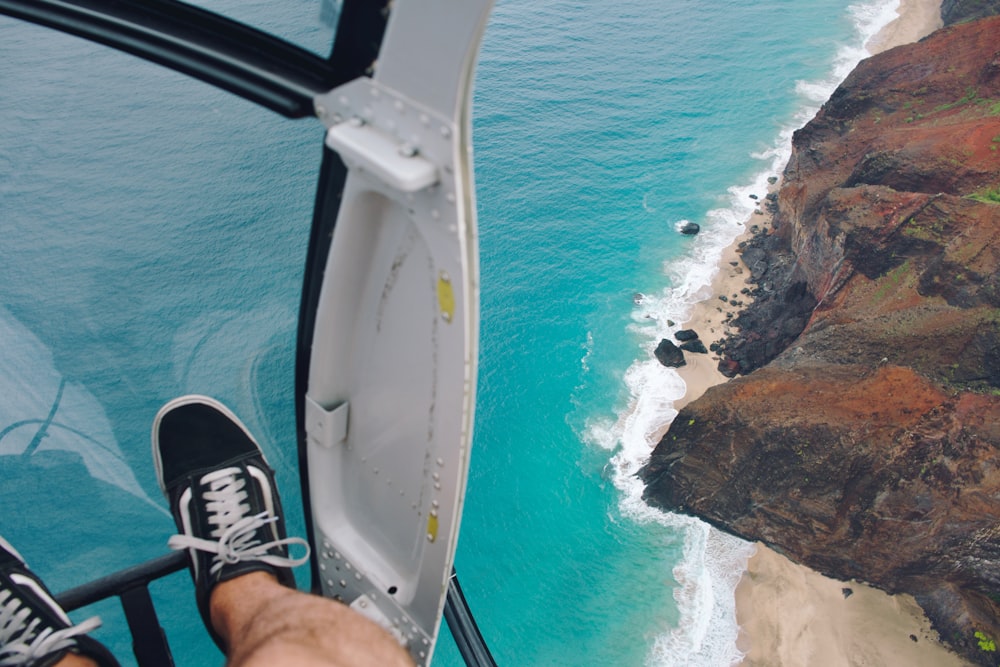 aerial view of beach