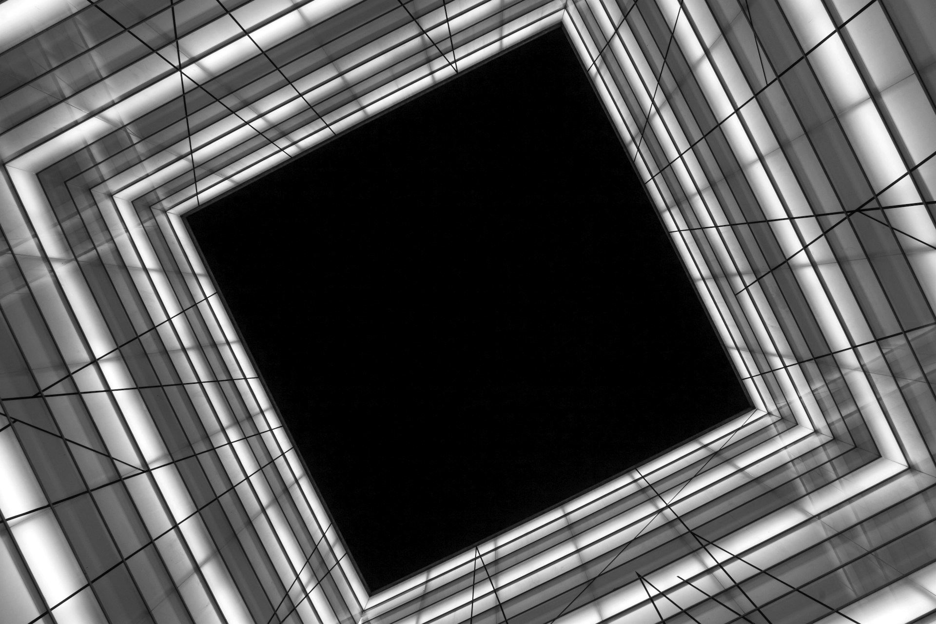 square black and gray ceiling