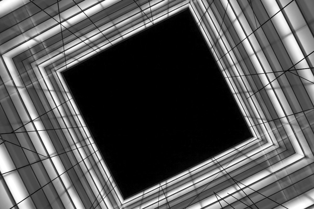 square black and gray ceiling