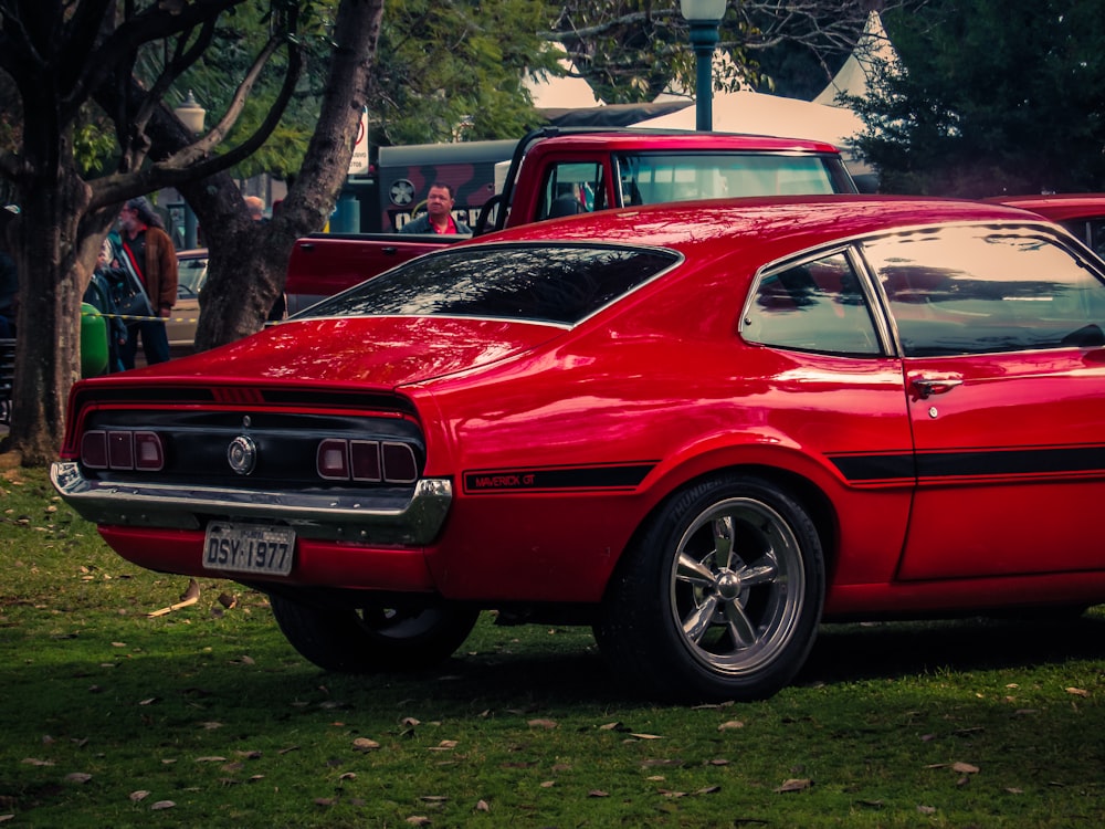 red coupe