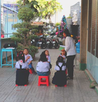 Children with special needs receiving attentive care and education in a dedicated institute in Durgapur.