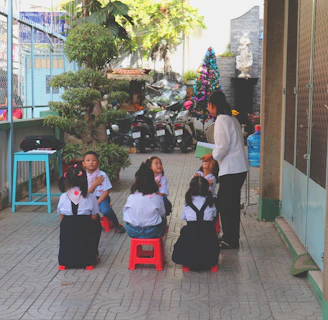Children with special needs receiving attentive care and education in a dedicated institute in Durgapur.