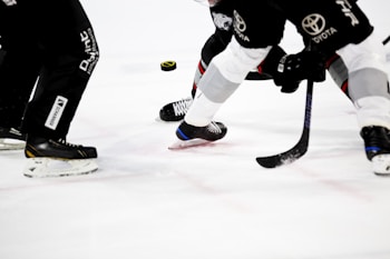 Devils, people playing ice hockey