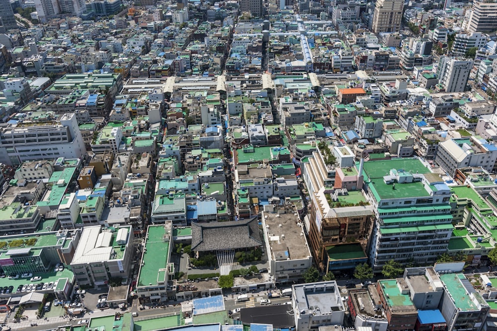 top view of high rise building