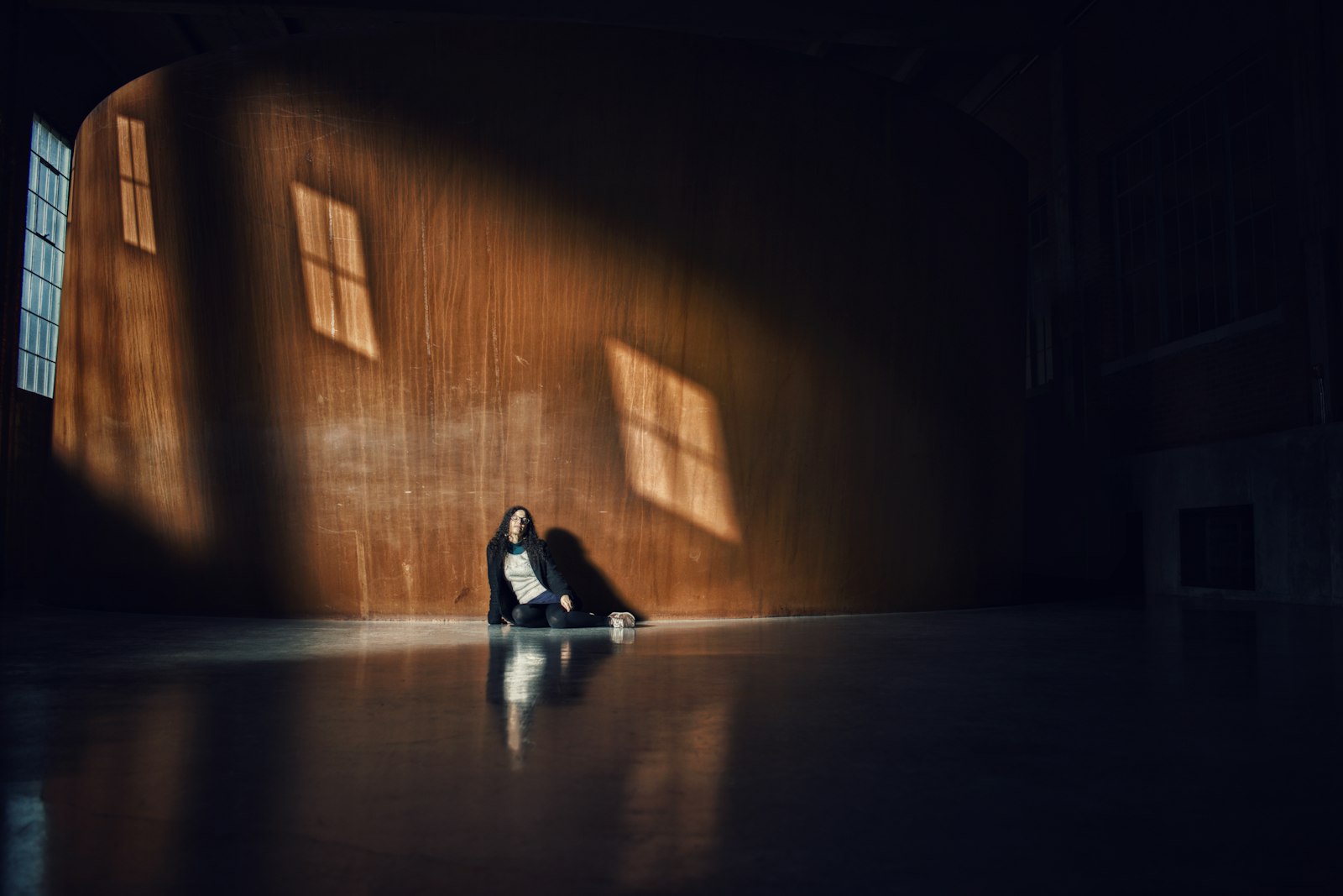 Sony 35mm F2.0 sample photo. Woman lying on floor photography