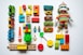 multicolored learning toys