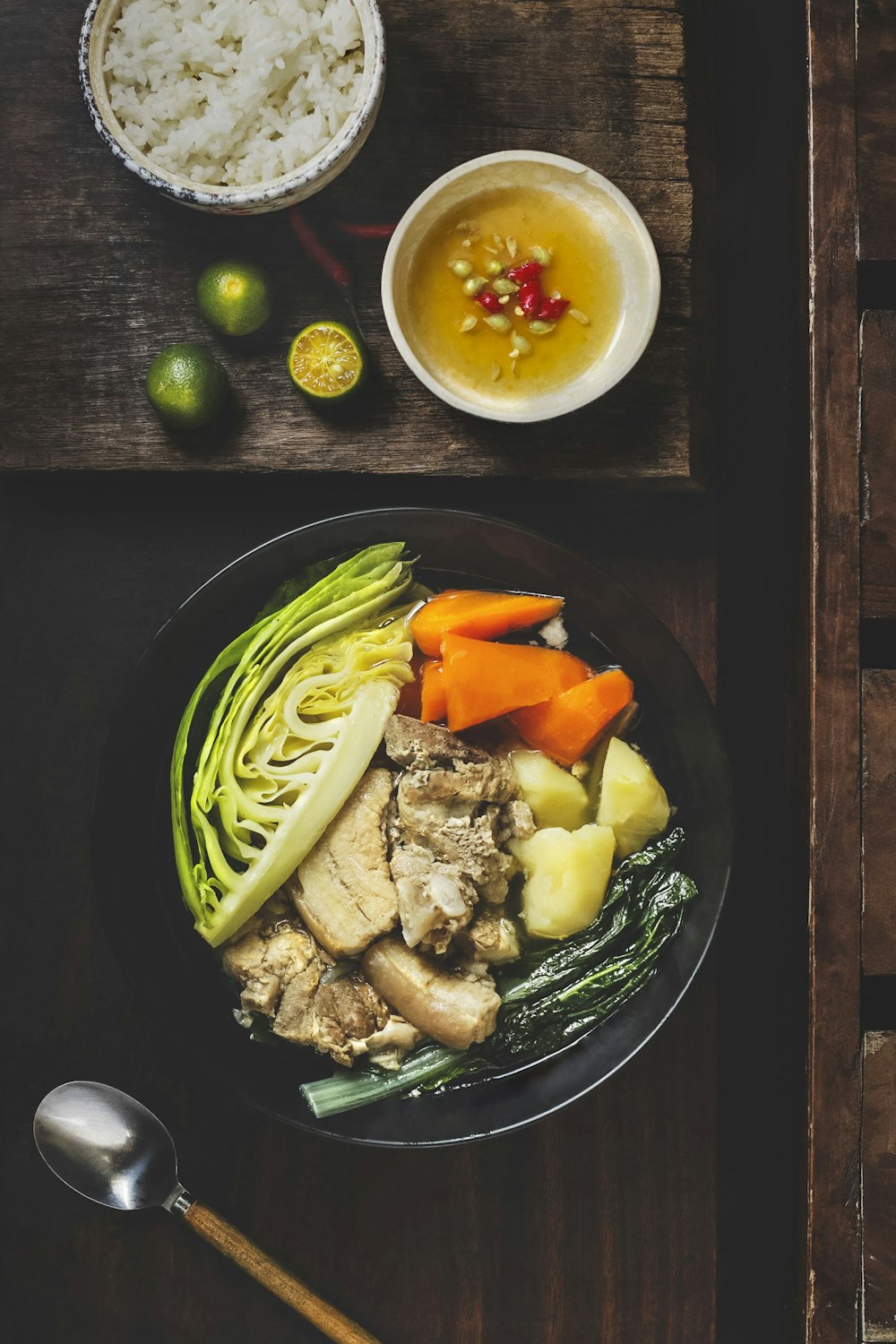 verduras en rodajas