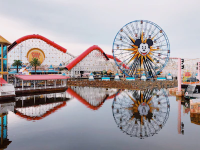 blue ferris wheel