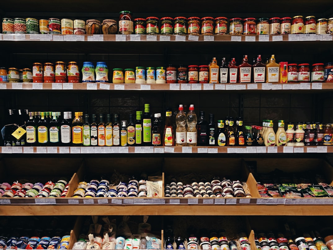 Shop shelves