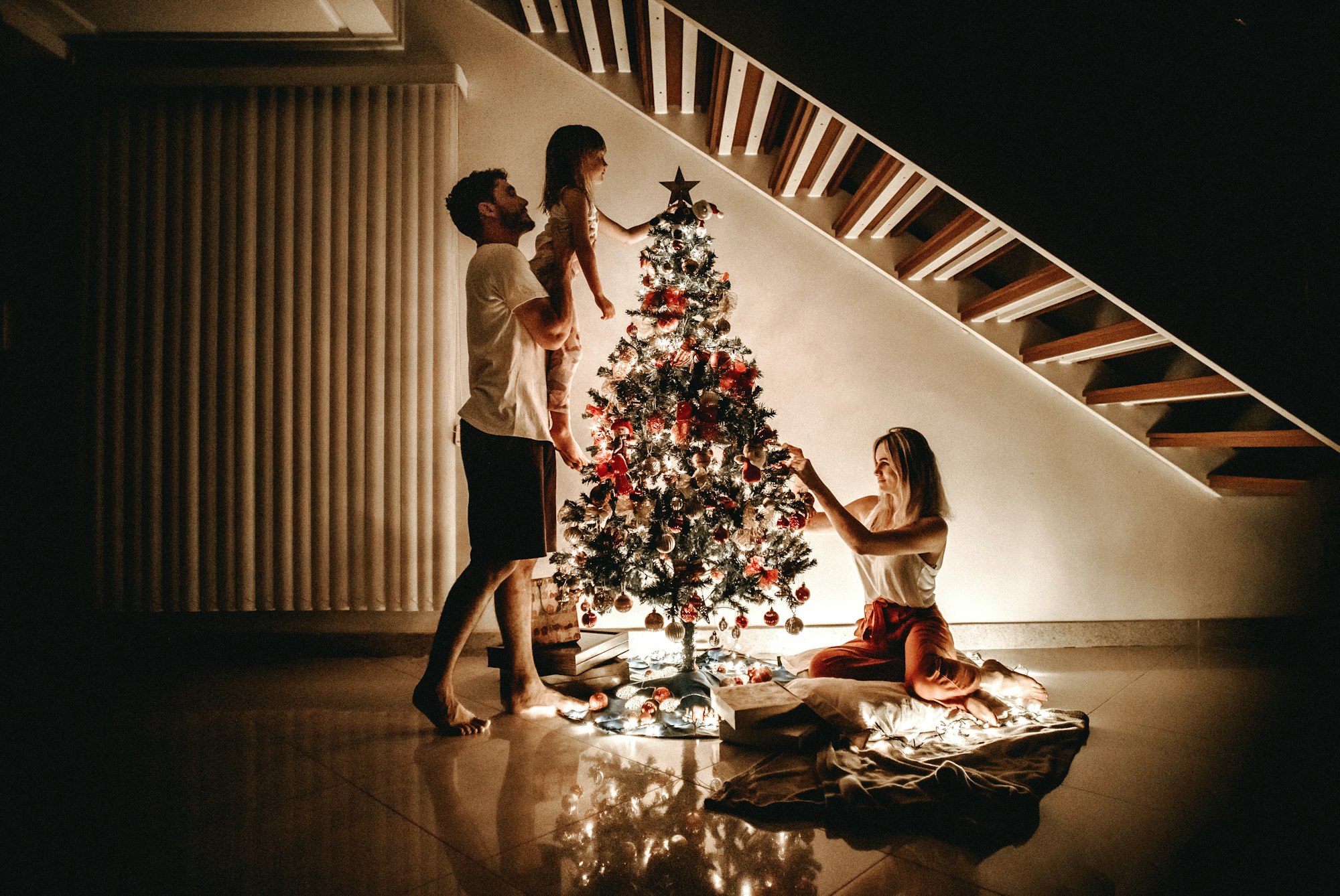 Christmas Tree  Scene 