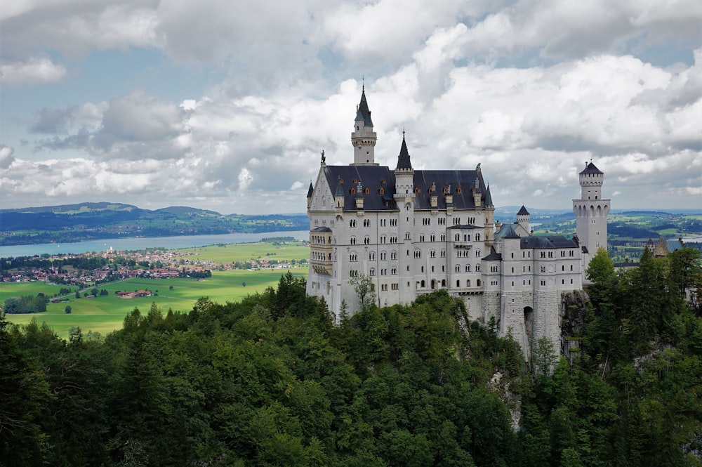 Neuschwanstein castle in bavaria Germany during daytime