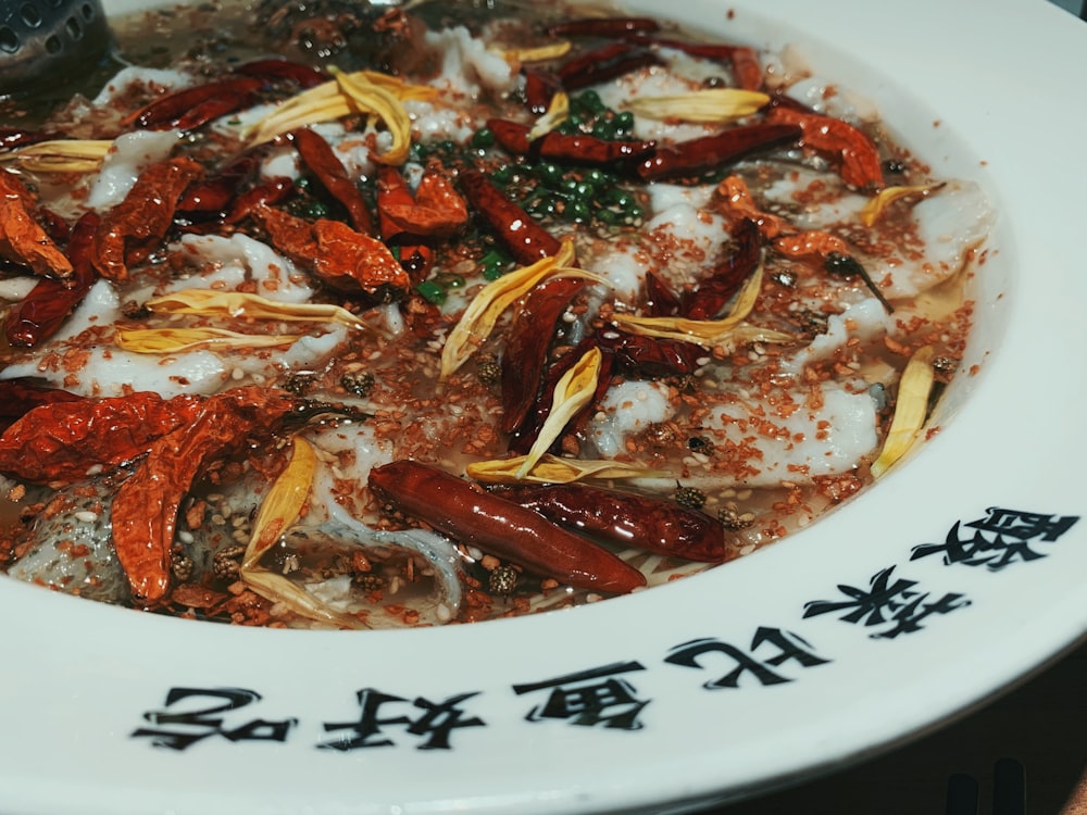 cooked food in bowl