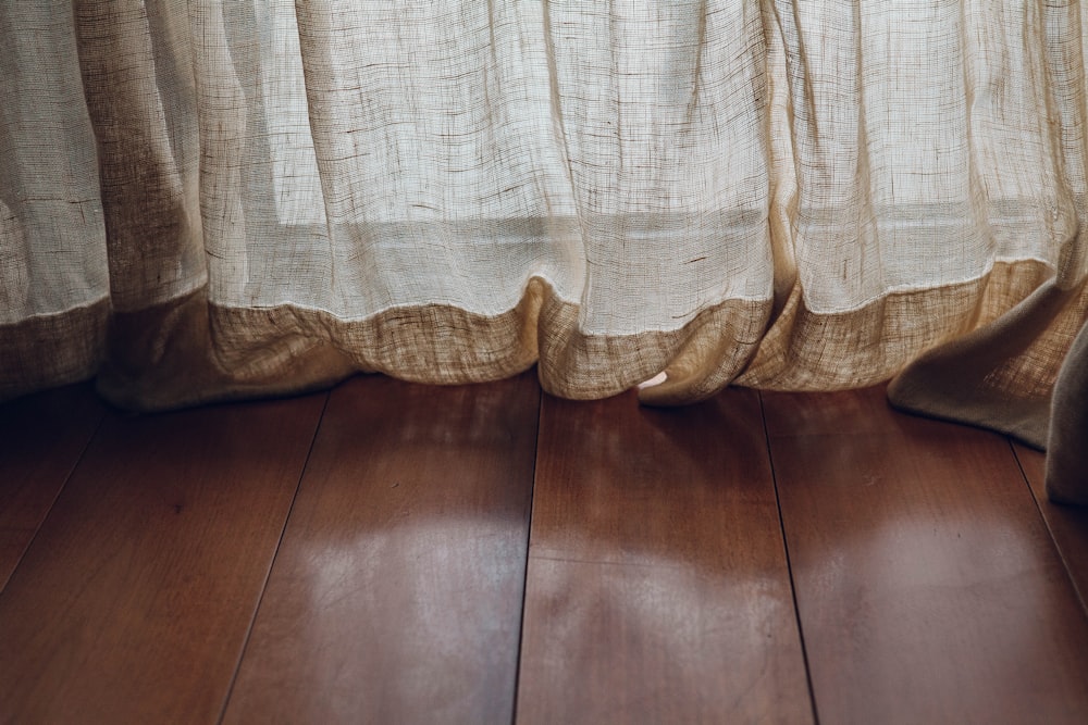 brown curtain