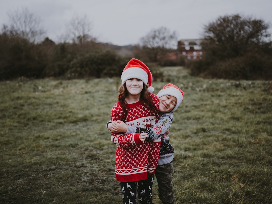 boy hugging the girl