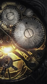 black and brown wooden wall decor