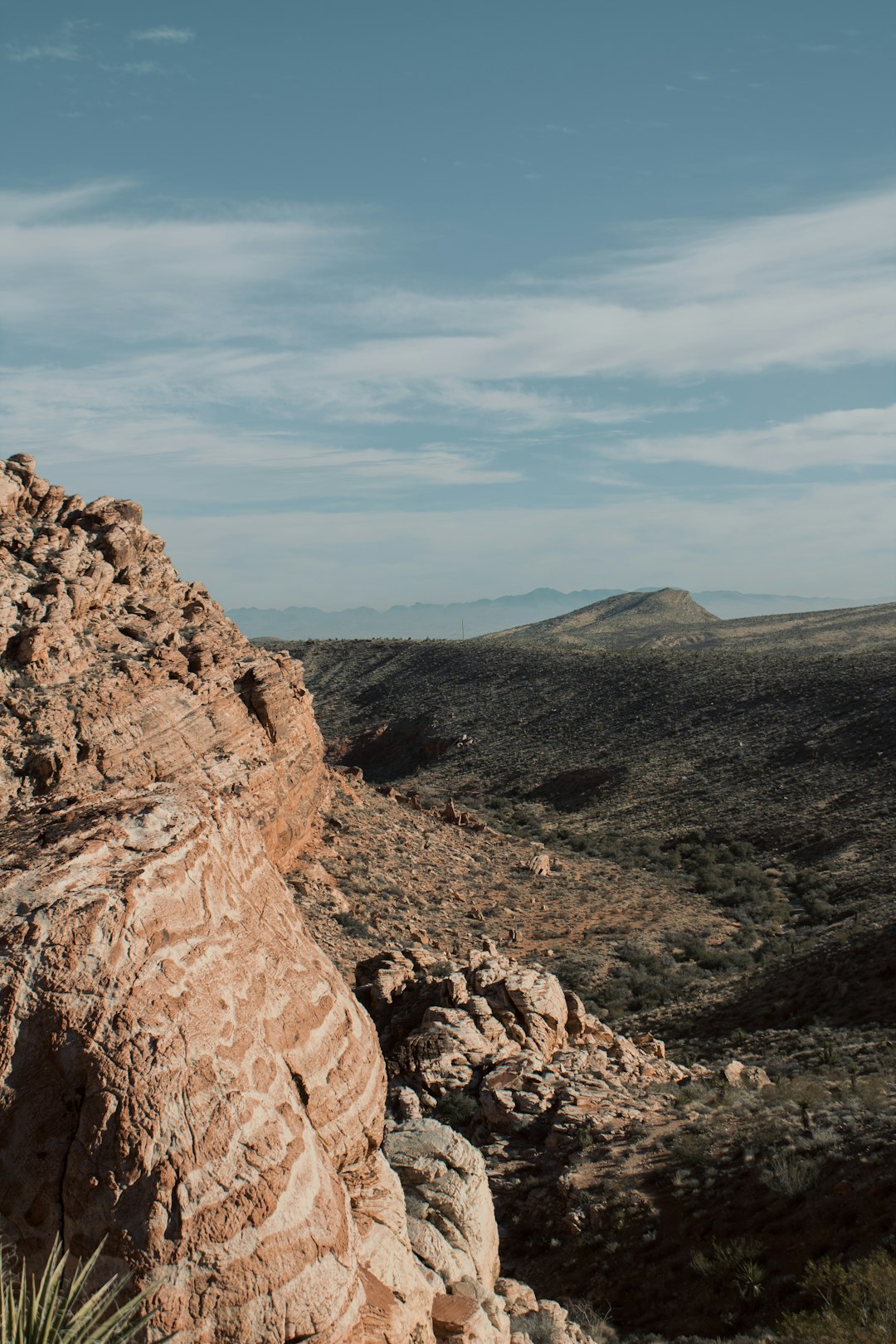 aerial photography of rock formation