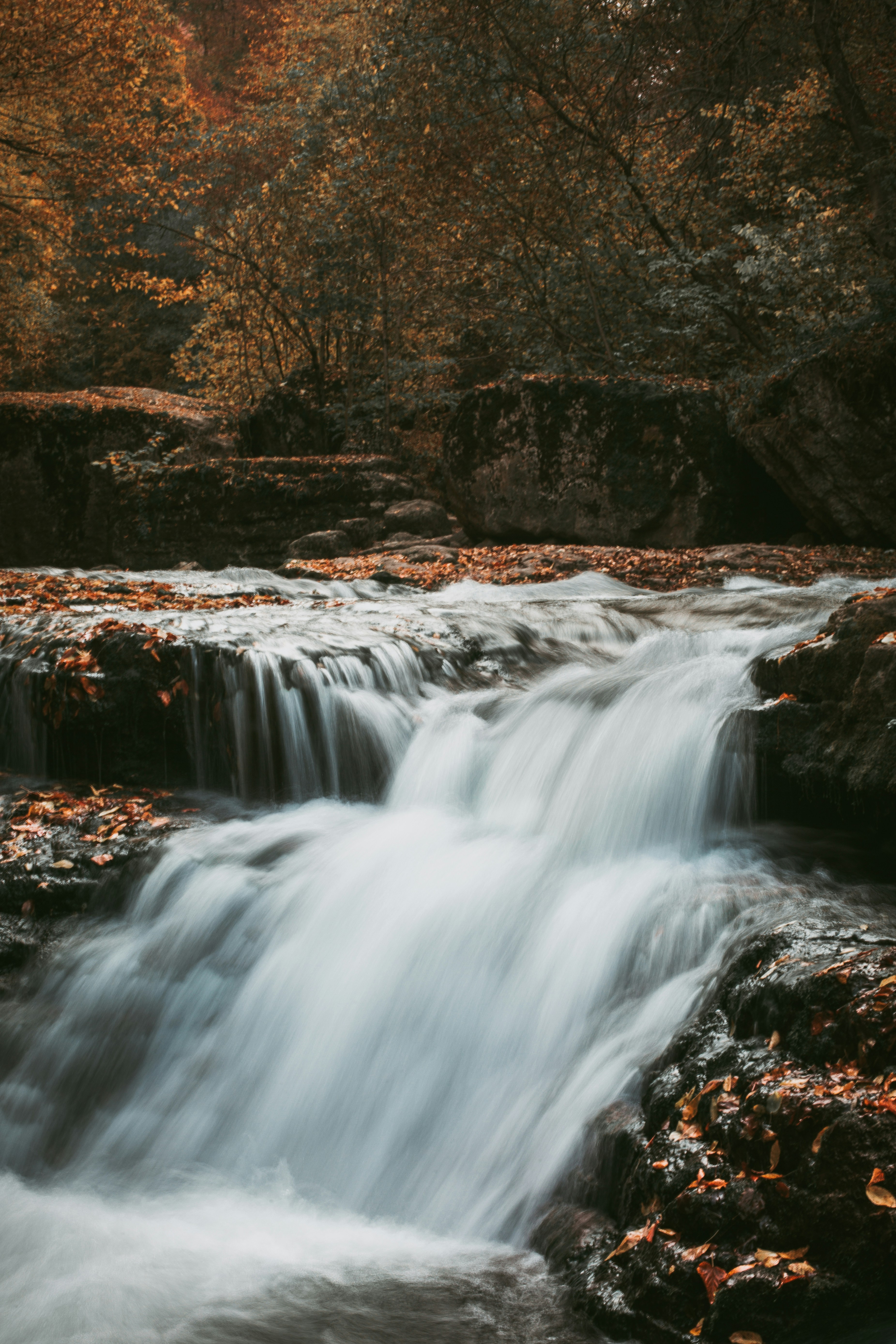 cascading waterfalls