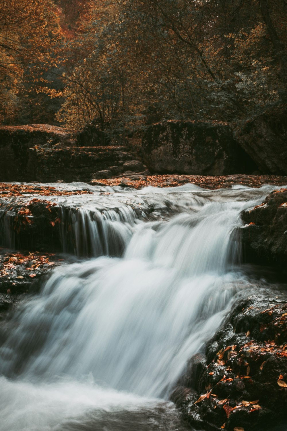 cascading waterfalls