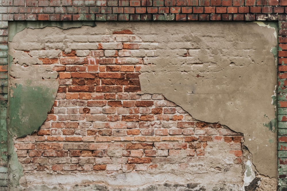 brown brick wall